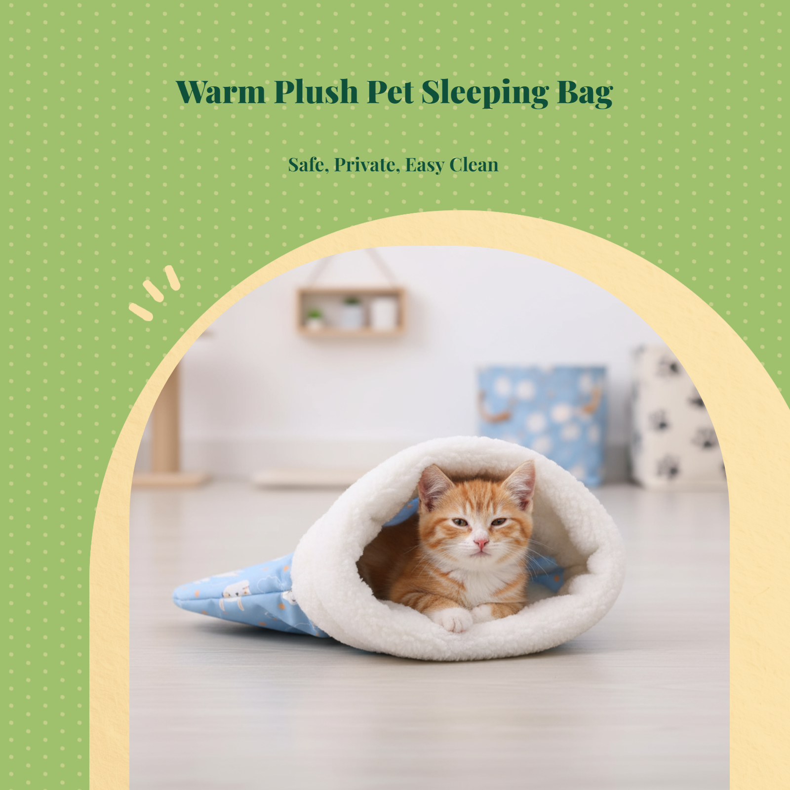 Insulated cat tunnel bed