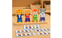 Animals Color Sorting Toy Early Learning Animal Matching Board Hand-Eye Coordination Wood Animal Shape Sorter for Kids, Preschool, Kindergarten