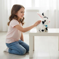Electric Rabbit Toy Lifelike Walking Rabbit Stuffed Cute for Gift