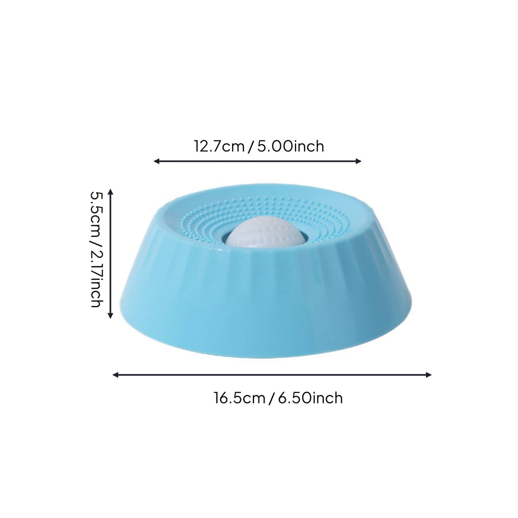 Anti Spill Pet Bowl Splash-Proof Slow Drink Pet Bowl Non-Slip for Home, Cats