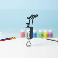 Double Airbrush Holder Stable Base Desktop Airbrush Stand Tool Organizer