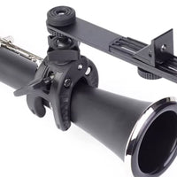Wind Instrument Mic Clamp Universal Clarinet Audio Pickup Mount for Saxophonists