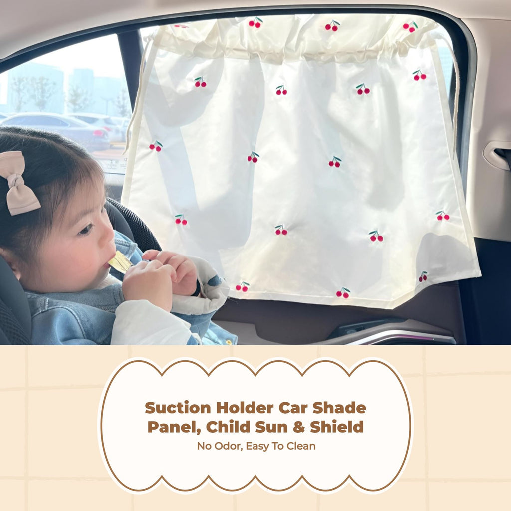 Car Window Shade, Privacy Protection, Sunlight Protection, Infant Sun Shield, Suction holder Screen, Kids Car Window Shield, Easy Installation, Cute Panda Pattern