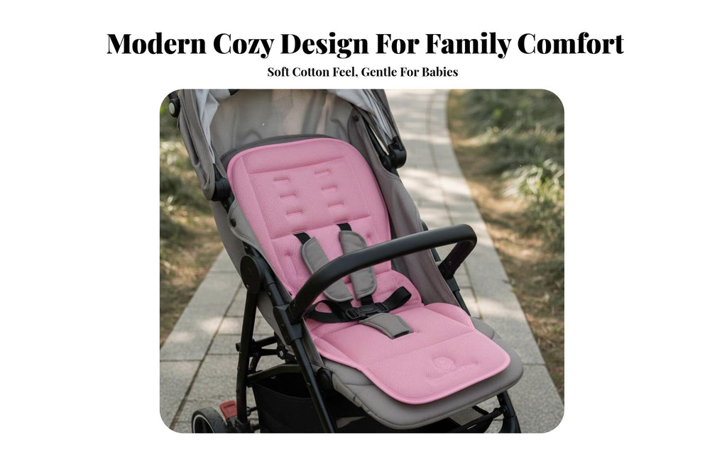All-Season Use Baby Stroller Cushion Soft and Comfortable Baby Stroller Seat Liner Easy to Wash for Infants, Toddlers, High Chair