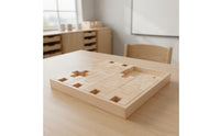 Wooden Cross Blocks Educational Acrylic Insert Blocks Sensory Play Children's Toy for Preschoolers, Preschool, Daycare