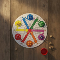 6 Player Ludo Board Simple Rules Flying Chess Game Board for Gatherings