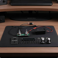 Violin Pickup with Headphone Output Sound Amplification Electric Violin Pickup Straightforward Tone Control for Practice