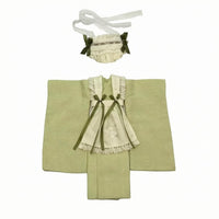 1/6 Scale Kimono Doll Outfit Wide Sleeves 1/6 Scale Figure Clothes Floral Print