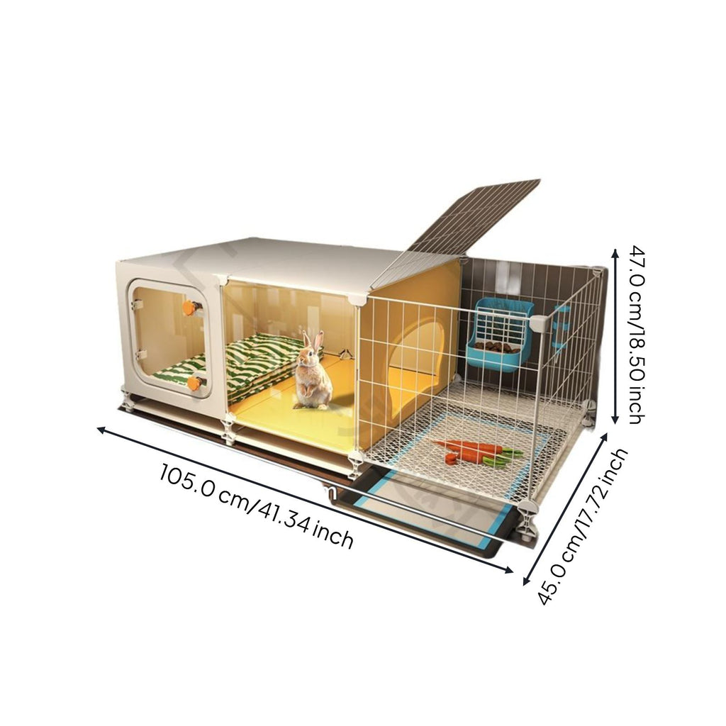 Leakproof guinea pig hutch