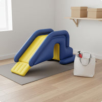 Inflatable Sliding Children's Play Slide with Guardrail Easy to Clean Activity Toy for Indoor