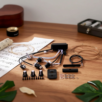 Violin Pickup Headphone Output Violin Piezo Pickup Noiseless Music Accessory for Performance
