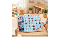 Matching Activity Board Illustrated Picture Word Activity Board