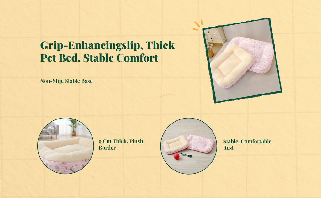 Dog Bed Washable cover Soft pad for crates