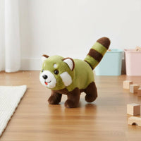 Electric Red Panda Stuffed Interactive Walking Raccoon Toy for Children