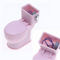 Dollhouse Toilet Realistic Design Miniature Toilet Lightweight