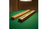 Mahjong Push Rack Grooved Wooden Mahjong Rack Rectangular