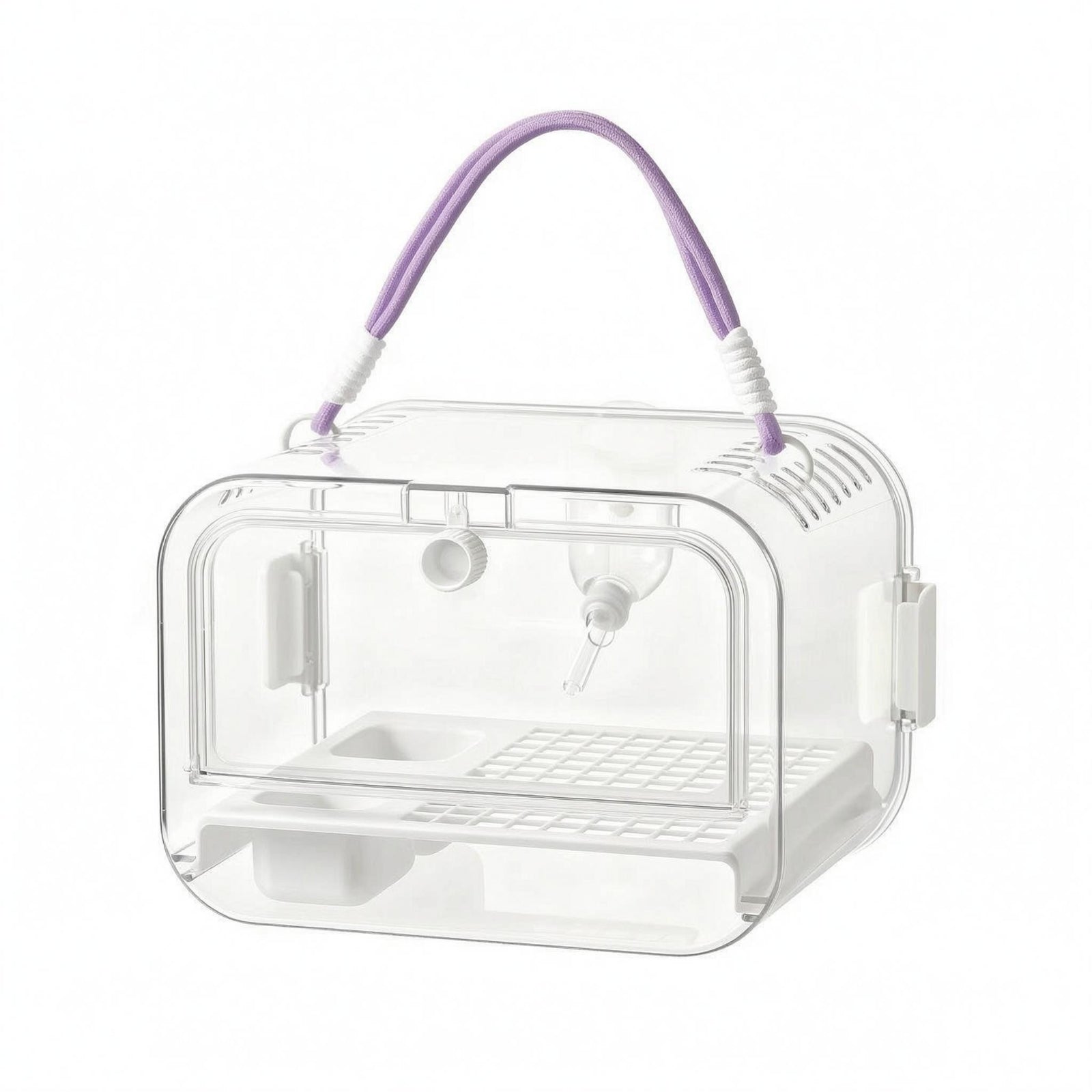 Portable Parrot Carrier Hard Plastic Portable Avian Carrier Carry Handle