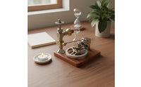 Heat-Driven Engine Model Adjustable Speed Piston Heat-Driven Engine Desktop Art Piece for Teacher, Desk