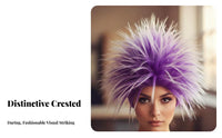 Cockscomb Hairpiece Mohawk Design Themed Synthetic Hairpiece Pre-Designd