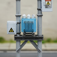 1:64 Utility Pole Model Scene Accessory for Display Shelf