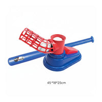 Tee Ball Set indoor/outdoor Kids Baseball Coach 6 Balls for Practice, Training