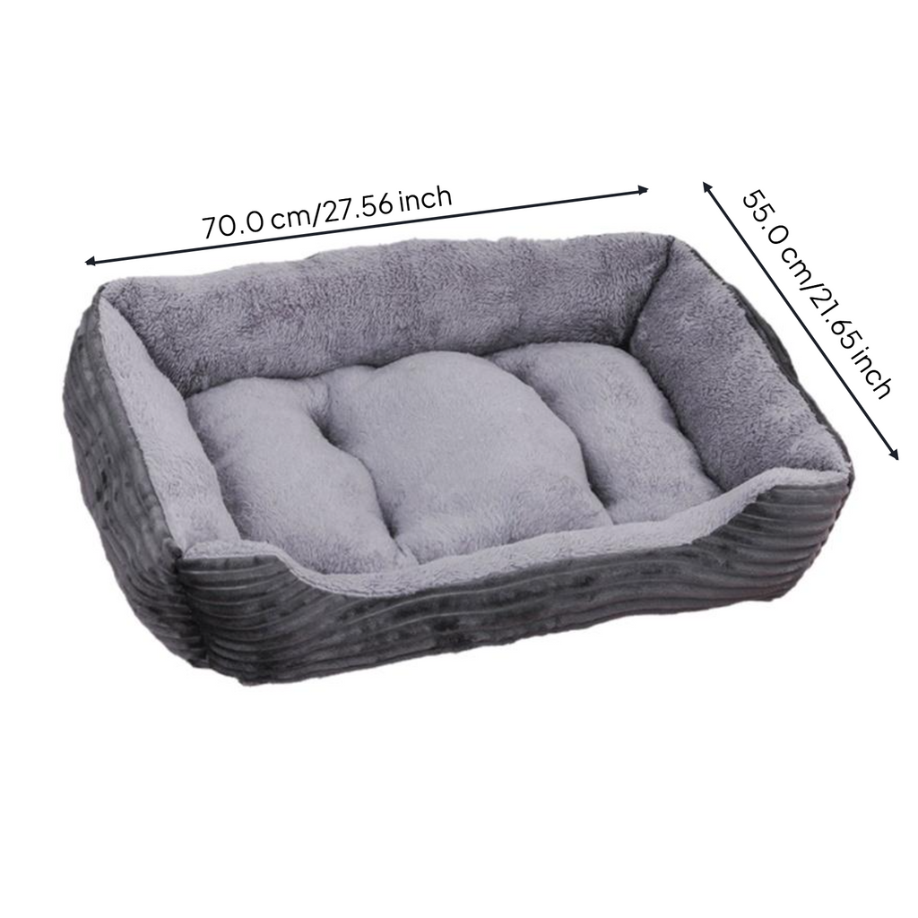 Plush Dog Bed Mat, Non-Slip, Washable, All-Season Comfort