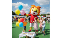 Lion Character Costume Fuzzy Material Full Lion Outfit