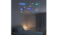 Illuminated Galaxy Wall Decals Self Night Ceiling Stickers Crisp Printing House Decoration for Kids, Young Children, Playroom, Nursery