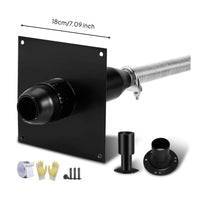 Generator Exhaust Extension Kit Noise Reduction Generator Exhaust Sound Dampener Kit Heat Resistant Power Equipment for Workshop