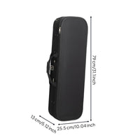 Full Size Violin Case Shockproof Violin Case Soft Interior Lining Musical Instrument Accessory for Music Students