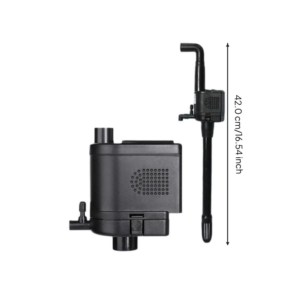Three-in-One Aquatic Habitat Aeration Pump, tri-flow-1000 Replacement, Circulation Strainer, Top Strainer for Large Tanks