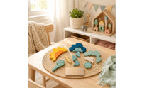 Weather Blocks Rounded Edges Wooden Building Blocks Educational Nordic Stacking Toy