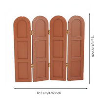 Dollhouse Folding Screen Foldable Small Space Divider DIY for Pretend Play, Kids
