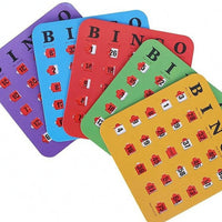 5 Pieces Bingo Card Set Rounded Corners Reusable Bingo Card Party Play