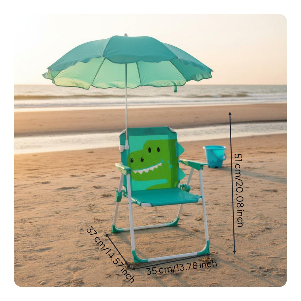 Kids Beach Chair with Umbrella Lightweight for Toddlers