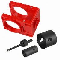 Door Lock Installation Tool 2-1/8 Inch Door Lock Set Black