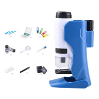 Children's Educational microscope Outdoor Exploration Portable Zooming Instrument 180x Magnification for Students