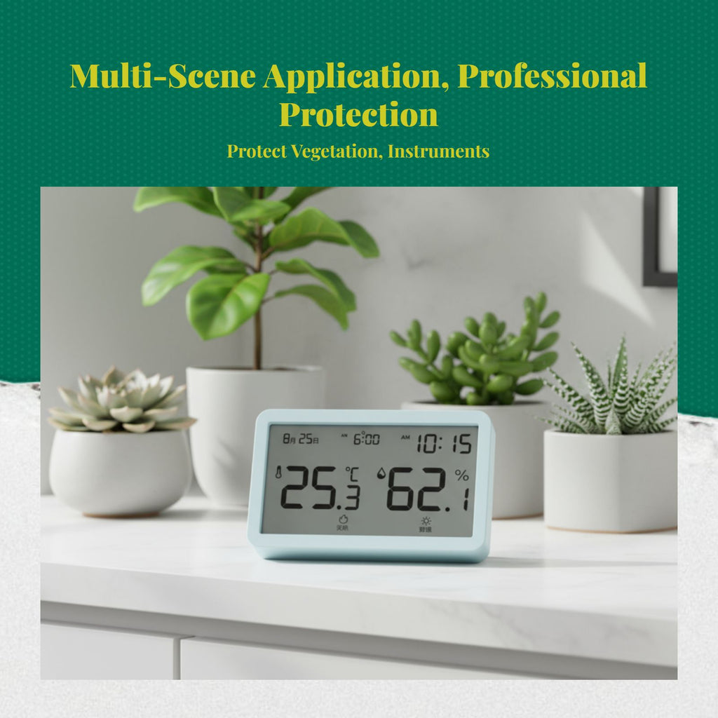 Digital Hygrometer, Indoor Thermometer, High-Accuracy Temperature and Humidity Gauge, Wall-Mounted, Infant Nursery