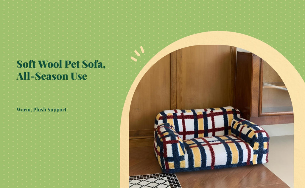 Non-slip pet sofa bed for all seasons