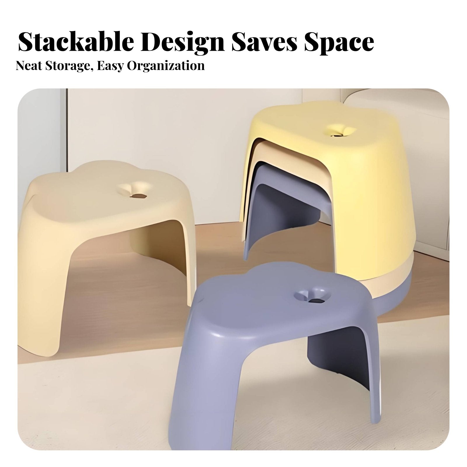 CumulusShaped Seat Cartoon Design Small Stool Cute Appearance for infants, Parents
