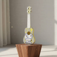 Children's Ukulele Early Learning Cartoon Guitar Toy Nylon Strings for Beginners