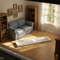 Dollhouse Folding Partition DIY Accessory Room Divider Realistic Design