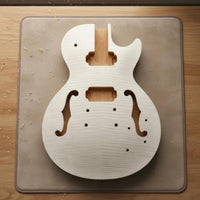 Hardwood Maple Guitar Body Lightweight Design Unfinished Electric Guitar Body for Luthiers