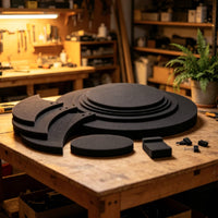 Drum Quiet Practice Kit Easy to Install Quiet Drum Pad Kit Tooleffortless Use