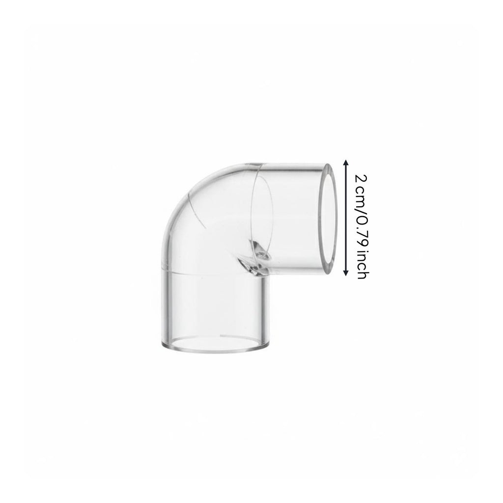 Clear Aquatic Aquarium Water Pipe High Clarity Transparent Acrylic Pipe