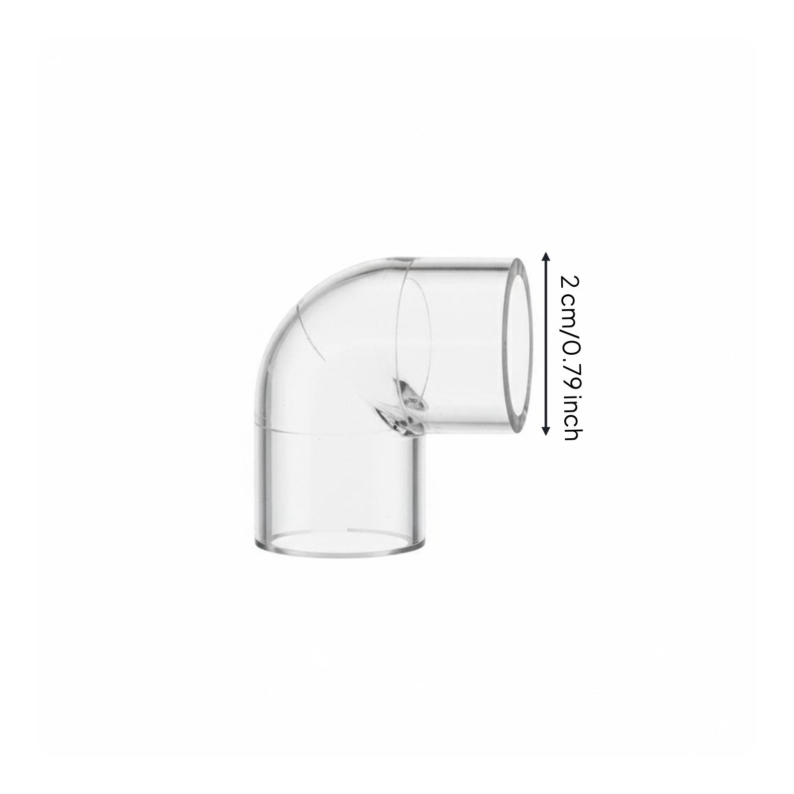 Clear Aquatic Aquarium Water Pipe High Clarity Transparent Acrylic Pipe