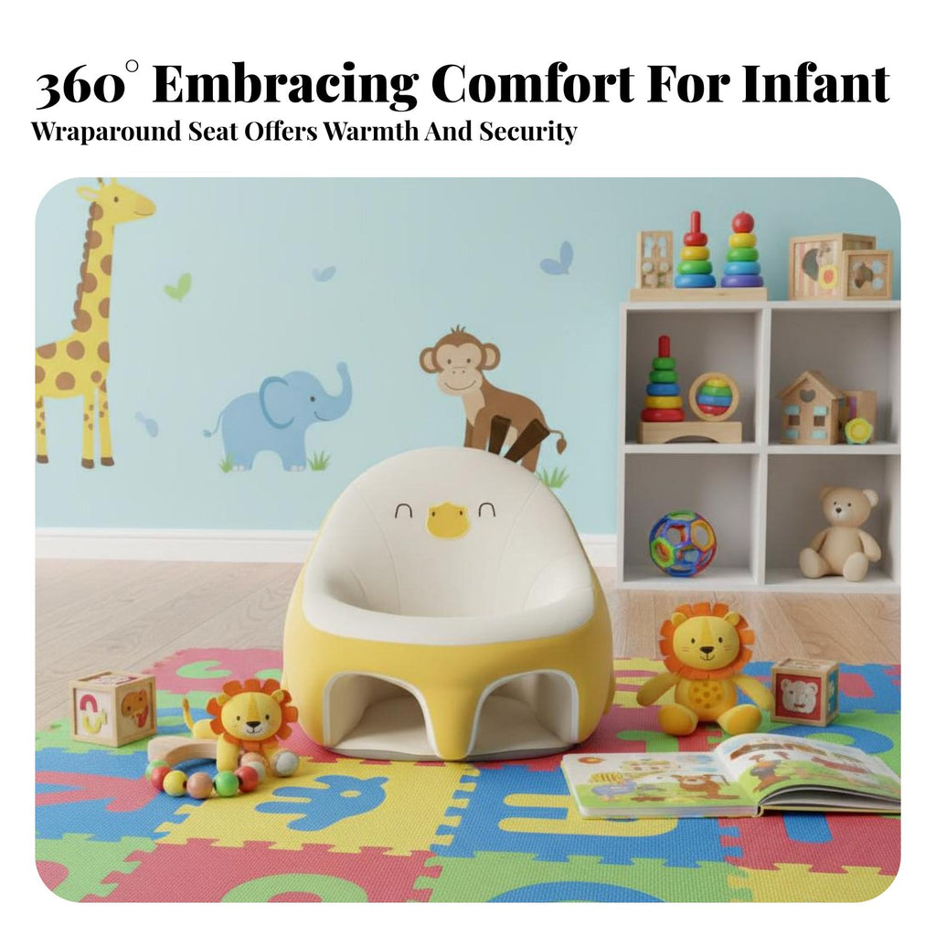 Inflatable wildlife Sofa Supportive spinerest Sit-up Trainer included for Toddlers