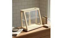 1/12 Scale Display Cabinet Wooden Frame Dollhouse Display Cabinet for Collectors