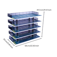 1:32 Car Display Stand Four-Tier Diecast Car Garage PVC Material Parking Garage Display Stand for Room