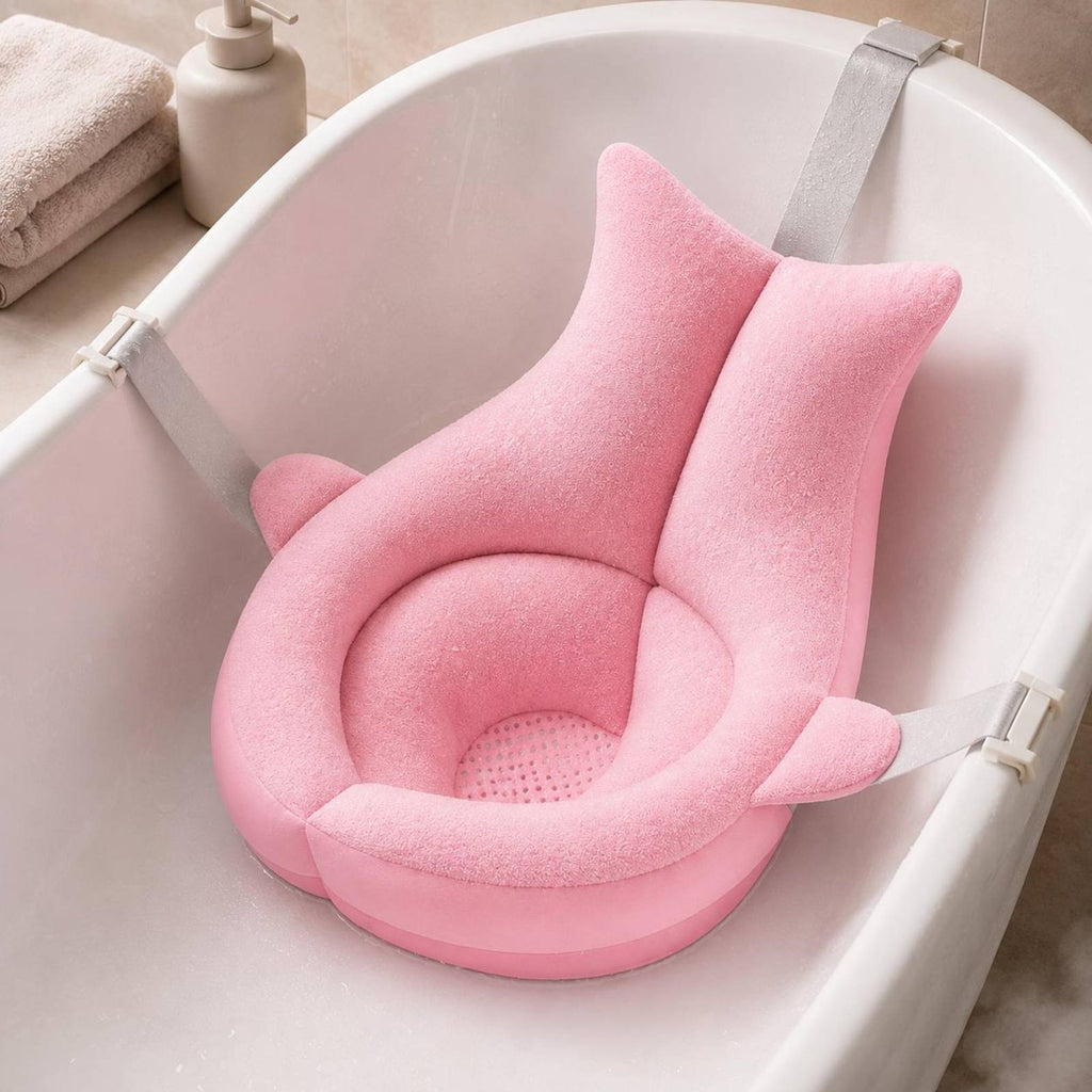 Baby Bath Support Mat Comfortable Infant Bath Support Mat Easy to Clean